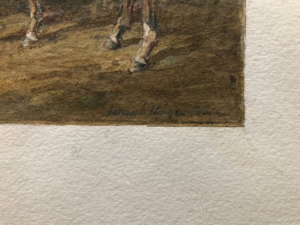 Dipinti: Iwan E. Hugentobler Aquarell – Usato da Gossau ZH venduto da peabo 2