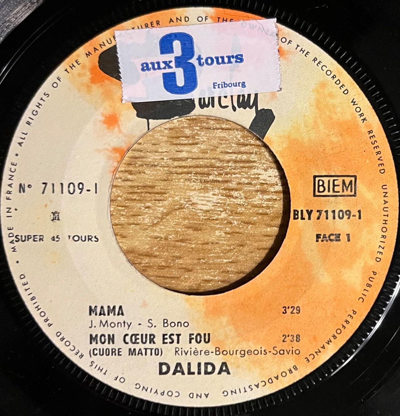 Schallplatten: DALIDA - PLUS LOIN QUE LA TERRE – Gebraucht aus Bussigny von vinyl-pas-cher 2