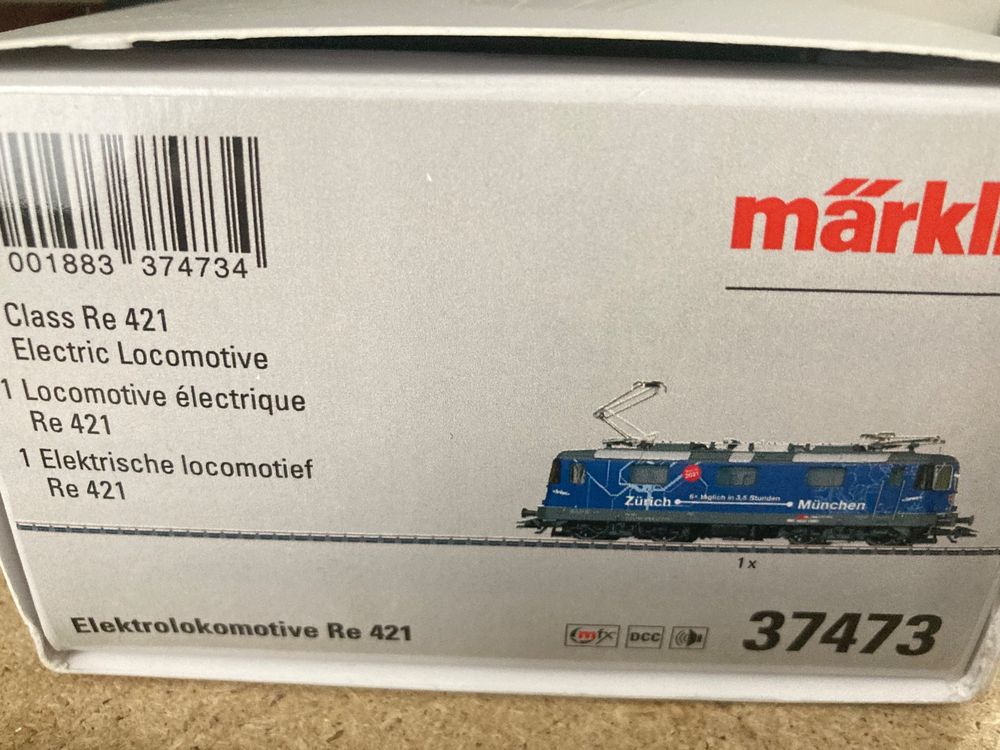 Märklin 37473 - SBB - Re 421 - OVP MFX & Sound (Neu und ...