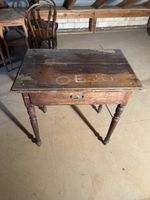 Antiker Tisch Schublade Holztisch 77cm Lang unrestauriert