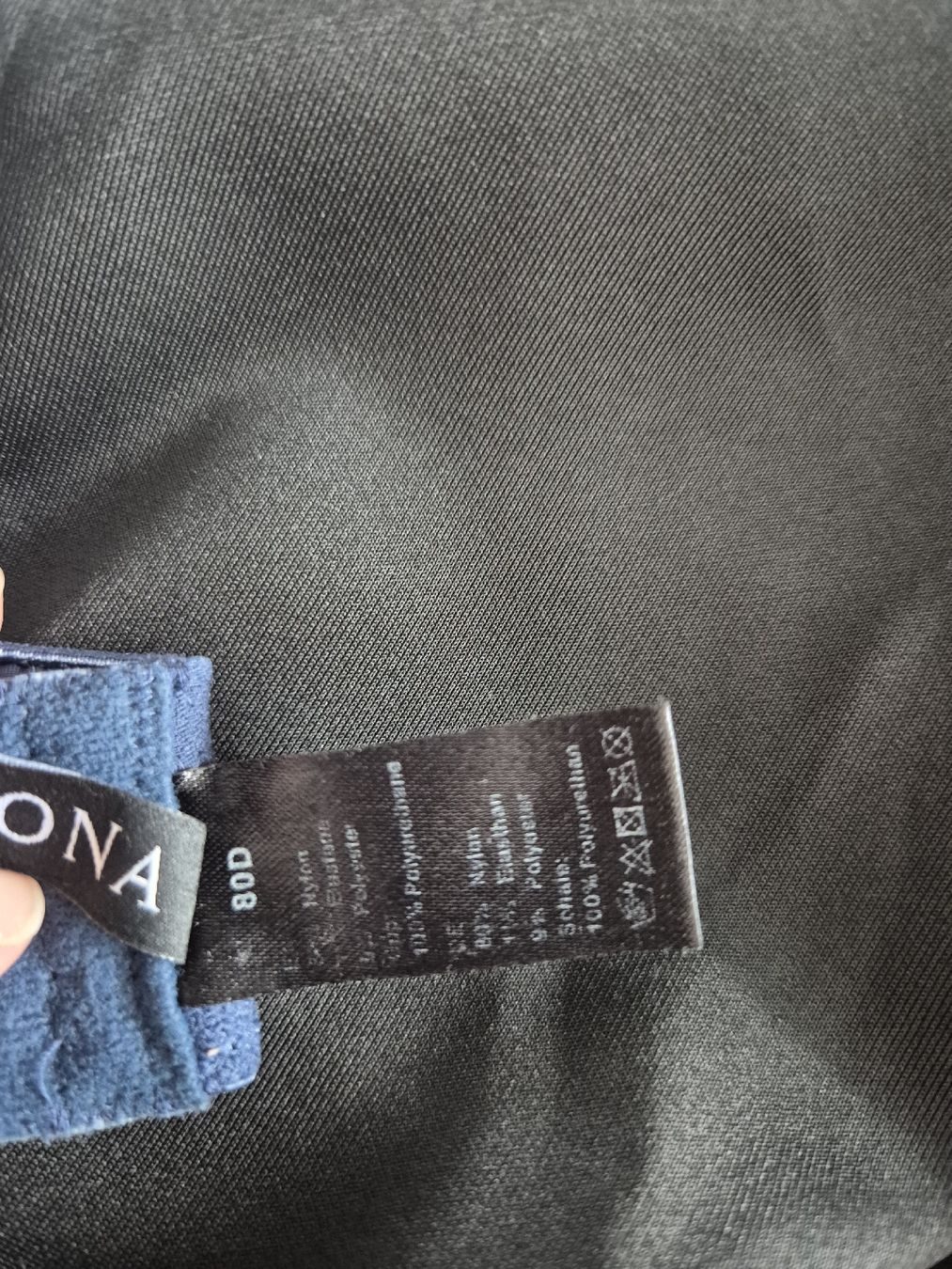 Beldona Sonstige Unterwäsche: Beldona BH, Grösse 80D, Dunkelblau mit Spitze – Gebraucht aus Römerswil LU von cfm_j789 2