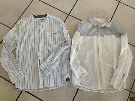 2 Hemden Junge Gr. 140 H&M, Piazza Italia
