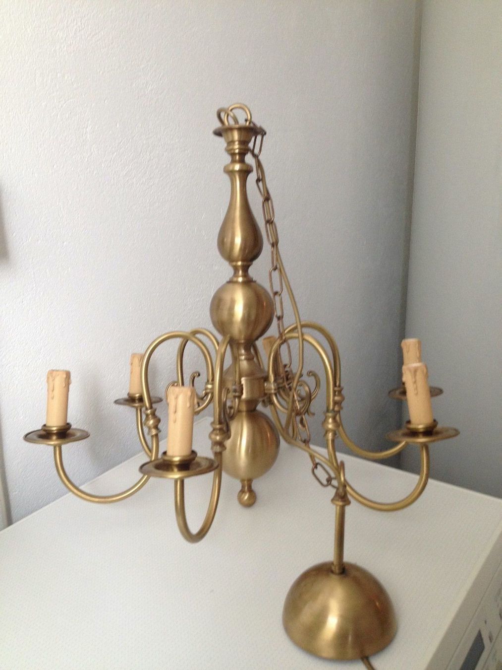 Lampade: Lustre en laiton neuf – Nuovo (secondo la descrizione) da Senarclens venduto da Astra0759 2