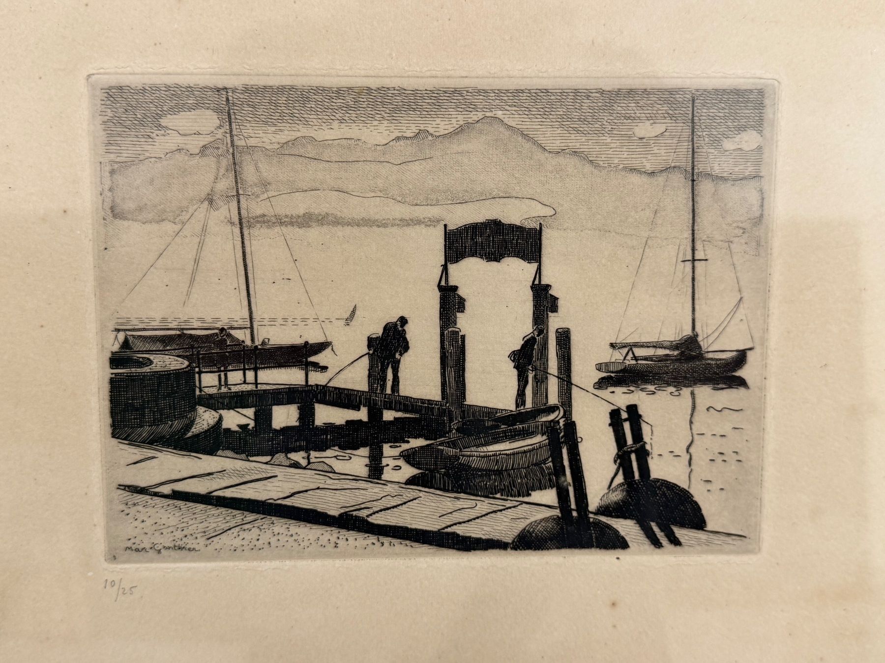 Grafica & Litografie: Marc Gonthier (1895-1954) Original litho – Usato da Basel venduto da PAUL_ART