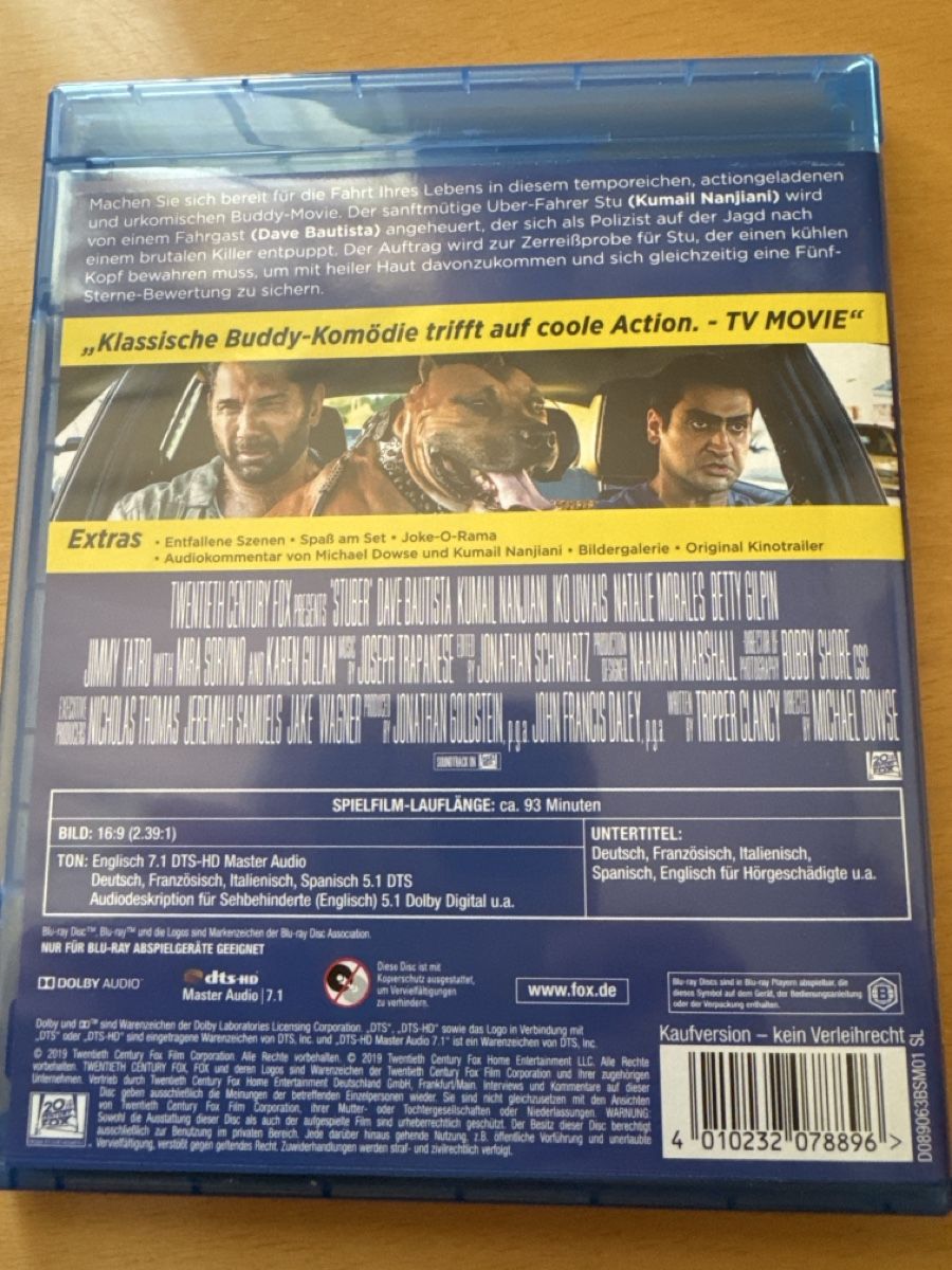 Tutti i DVDs: Stuber Vergriffen – Usato da Brunnadern venduto da Nanuk60 1