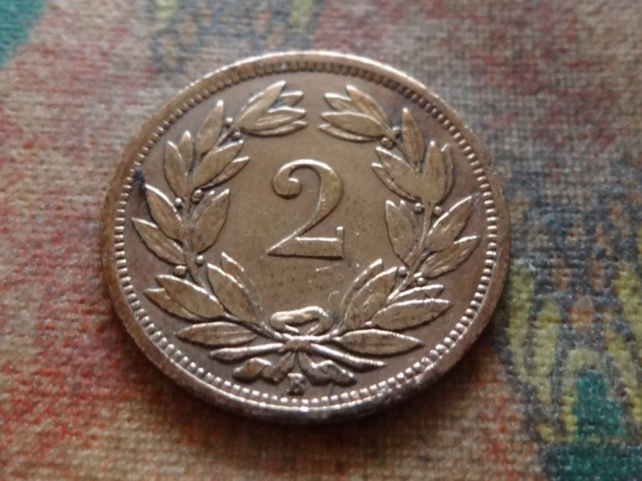 Tutti le monete: 2 Rp. 1890 – Usato da Romanel-sur-Lausanne venduto da Swift13 1
