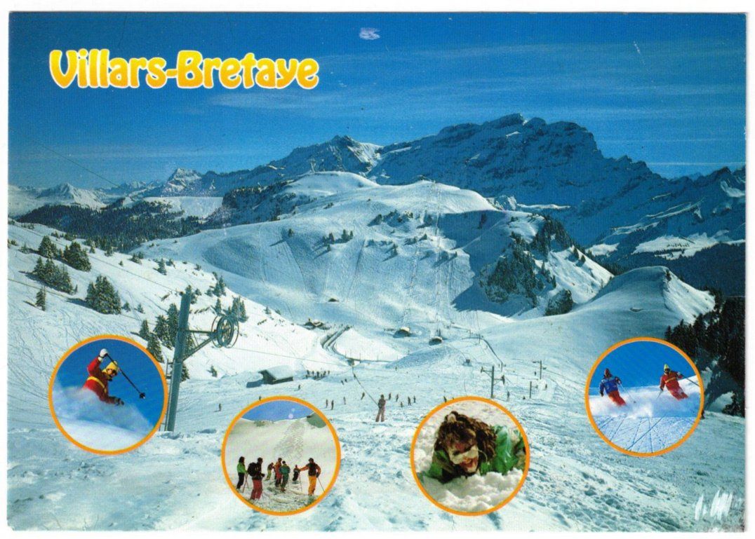 Cartoline postali: Villars - 5 Bild AK Col de Bretaye – Usato da Binningen venduto da Mountainrider