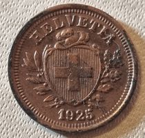 1 RAPPEN SCHWEIZ - JAHR 1925