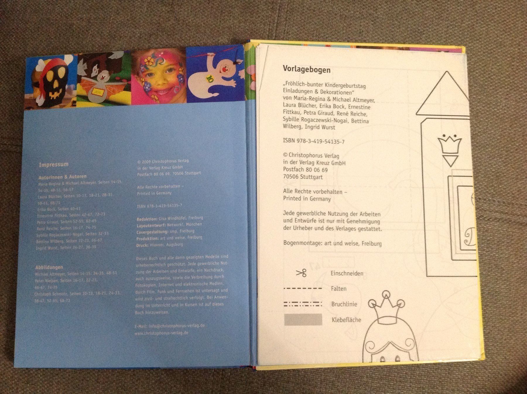 Libri: Fröhlich-Bunter Kindergeburtstag Deko-Bastelbuch – Usato da Glattbrugg venduto da riseca 1