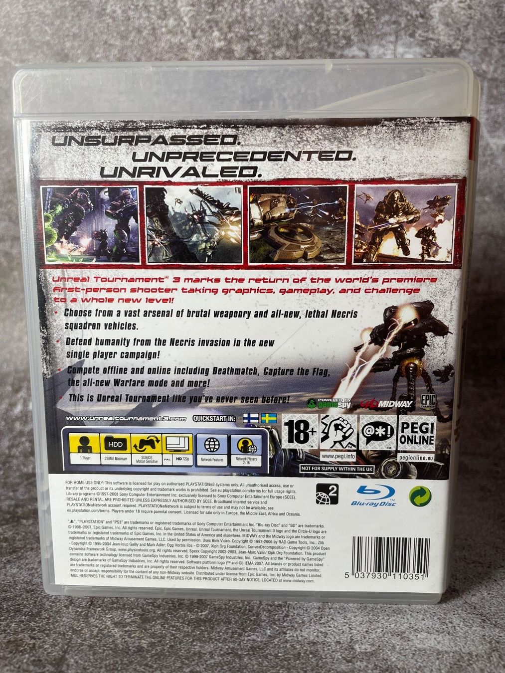 Giochi: Unreal Tournament III [PS3] – Usato da Niederwil SO venduto da BlueSonic 1