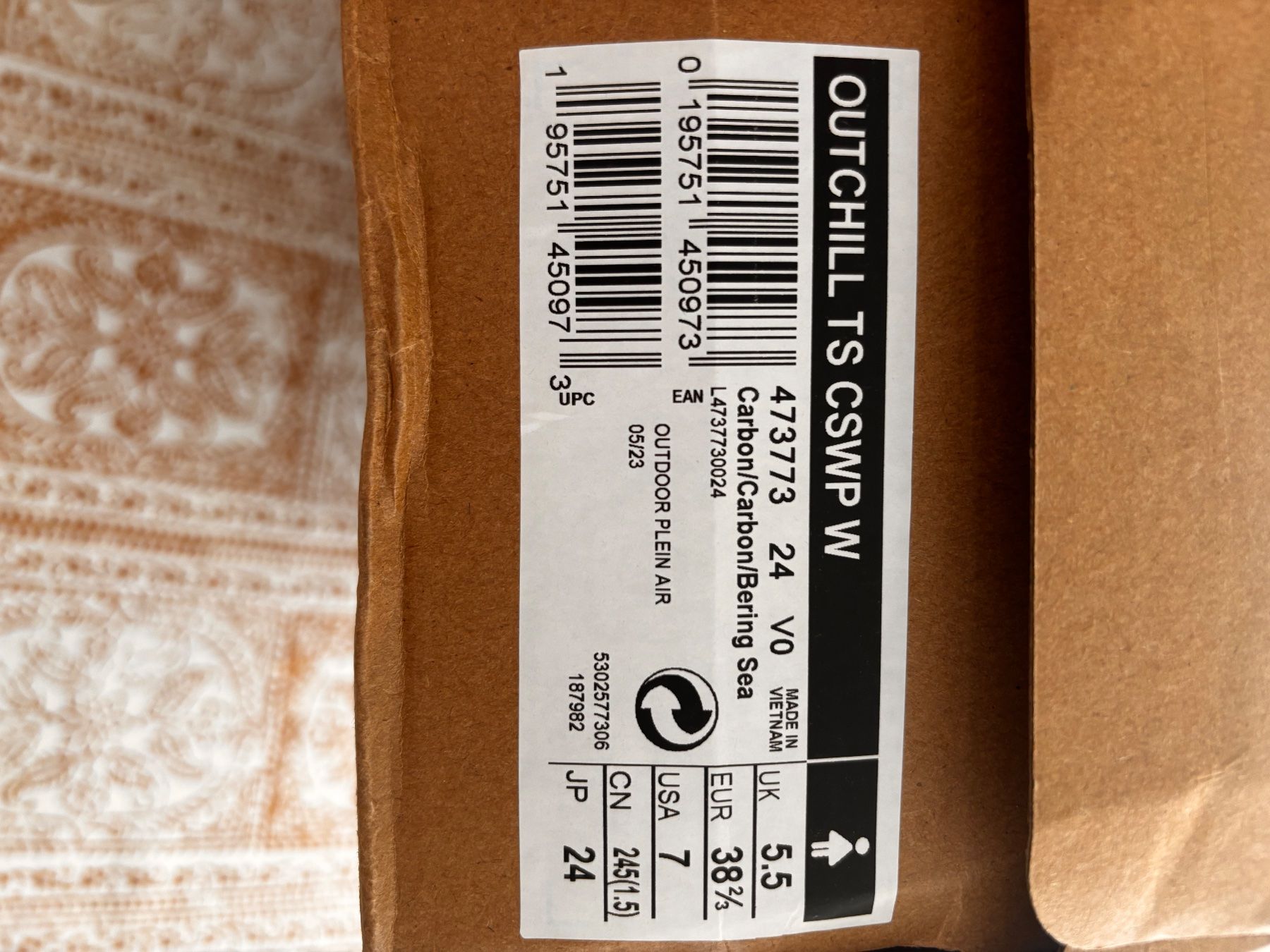 Salomon Scarpe da uomo: SALOMON Outchill TS CSWP W – Nuovo e nell'imballaggio originale da Basel venduto da Pmolly 7