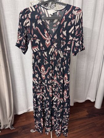 Sommerliches Maxikleid von Ba&Sh, Gr. 0, sehr guter Zustand