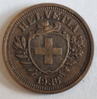 1 RAPPEN JAHR 1936 - SCHWEIZ