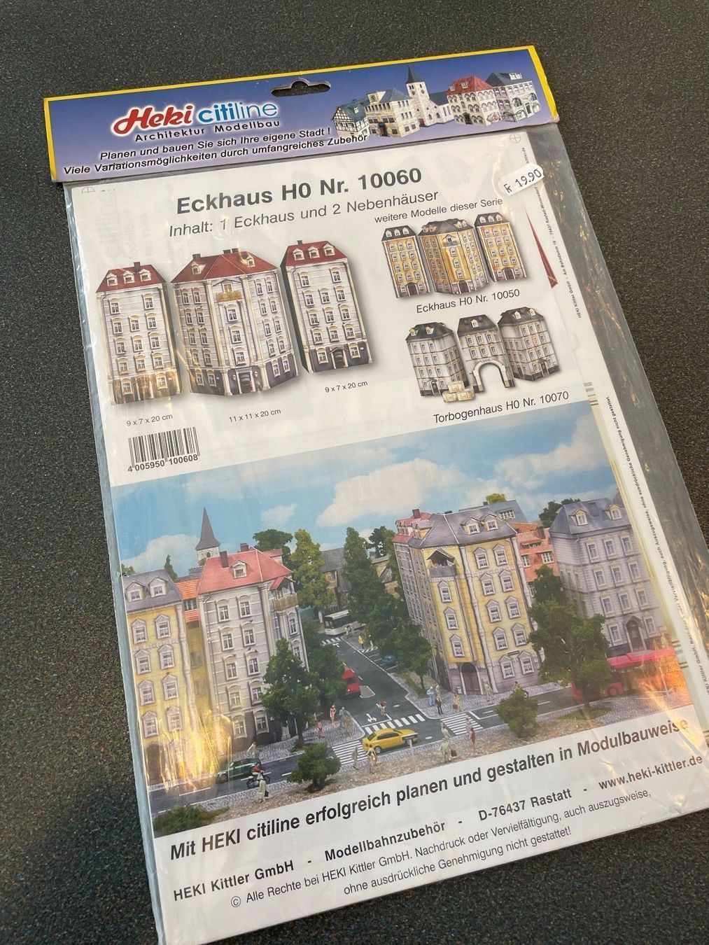 Modelleisenbahnen: Bemo Citiline Eckhaus H0 10060 – Neu und originalverpackt aus Chiasso von Carrara-Modellismo