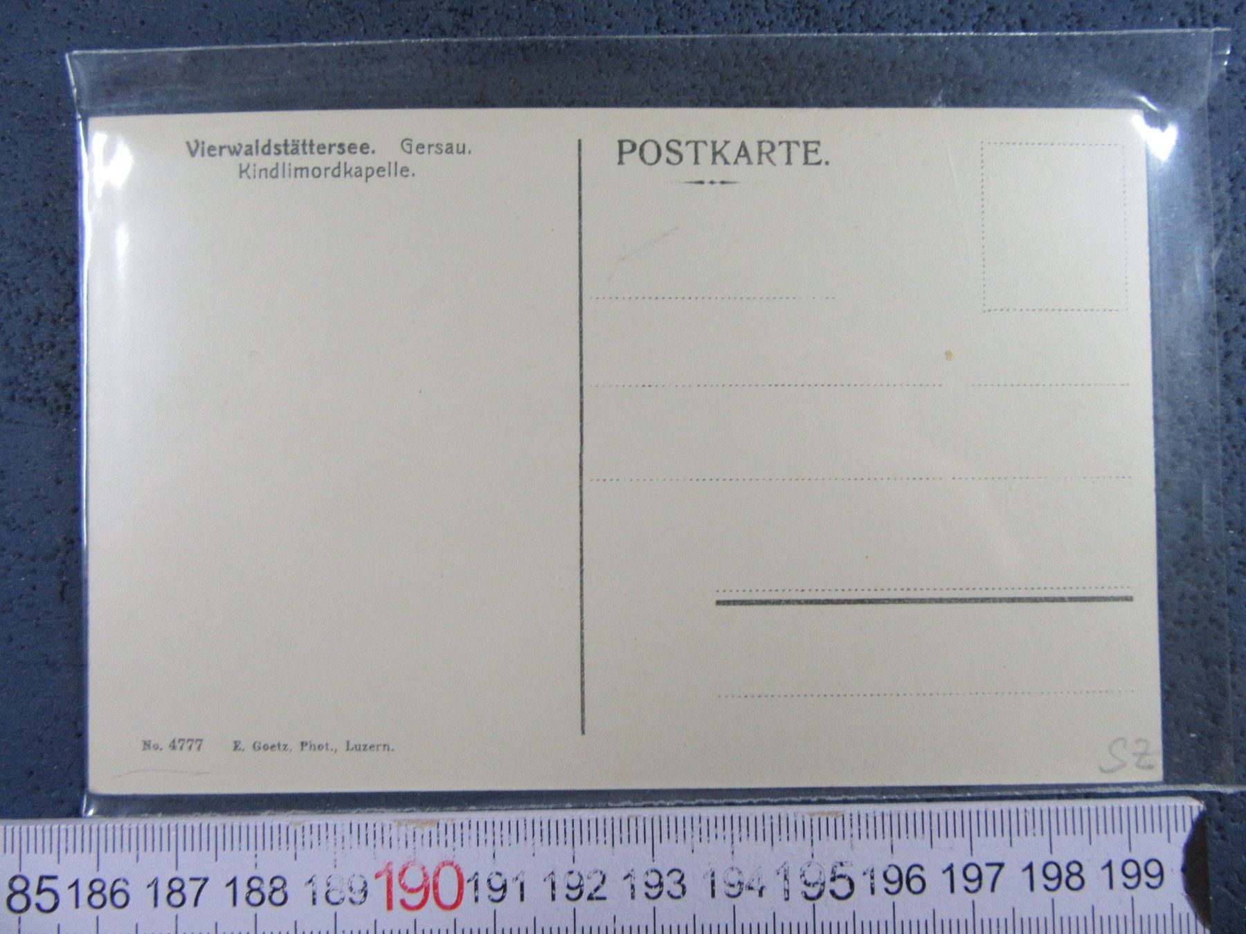 Cartoline postali: GERSAU SZ AK KINDLIMORDKAPELLE – Usato da Ettingen venduto da Hausi4711 2