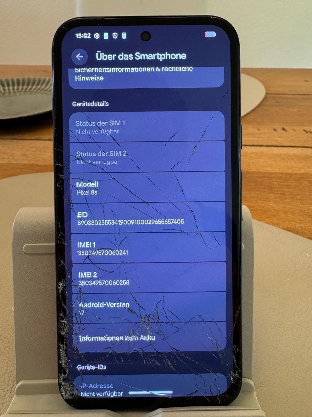 Google Telefoni cellulari / Smartphones: Google Pixel 8a – 128 GB – Difettoso da Adliswil venduto da Busys 2