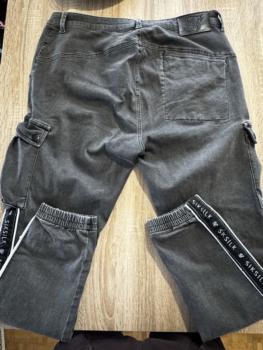 Siksilk Jeans: Jeans Cargo Gris SikSilk L – Usato da Vevey venduto da Eiden77 2
