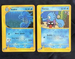 Seadra & Horsea Pokemon Aquapolis - 58/147 & 84/147