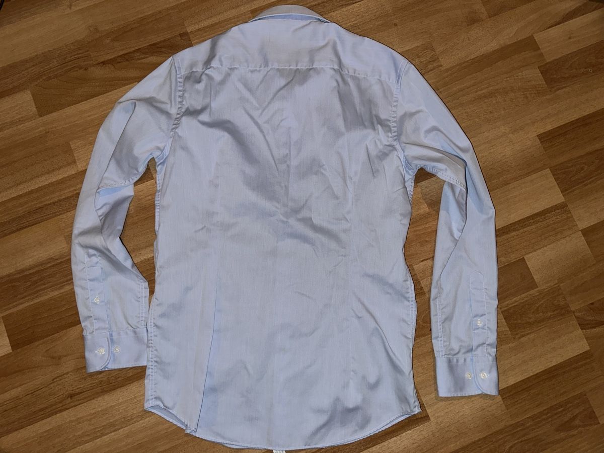 Camicie: Kauf Herrenhemd Hellblau einfache Brustbreite 51 cm – Usato da St. Gallen venduto da mai_2lcj 2