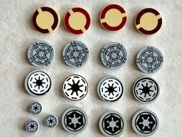 Lego Star Wars - pièces/stickers diverses (jedi)