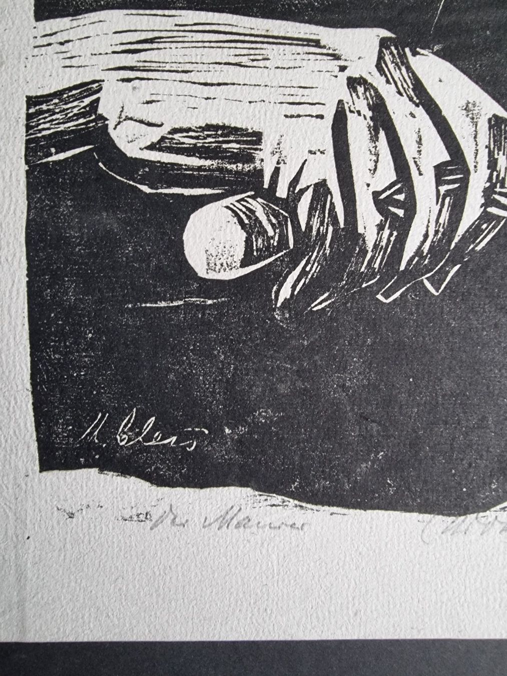 Xilografie: UGO CLEIS HOLZSCHNITT SIGNIERT – Usato da Gersau venduto da grafik-kunst 3