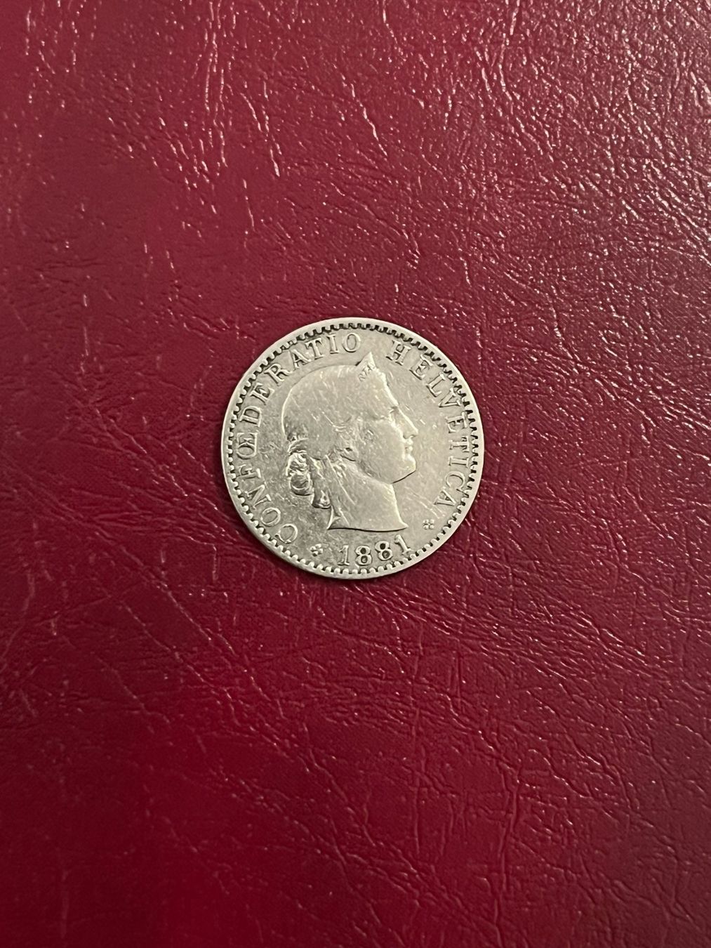 Tutti le monete: 20 Rappen 1881 ss. - vorz. – Usato da Sirnach venduto da mar_2bxd