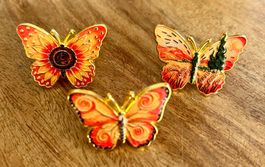 Set 3x Pin Schmetterling