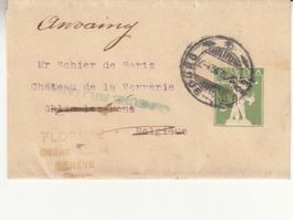 SGK SB 037 mit Zensurstempel Censure Militaire
