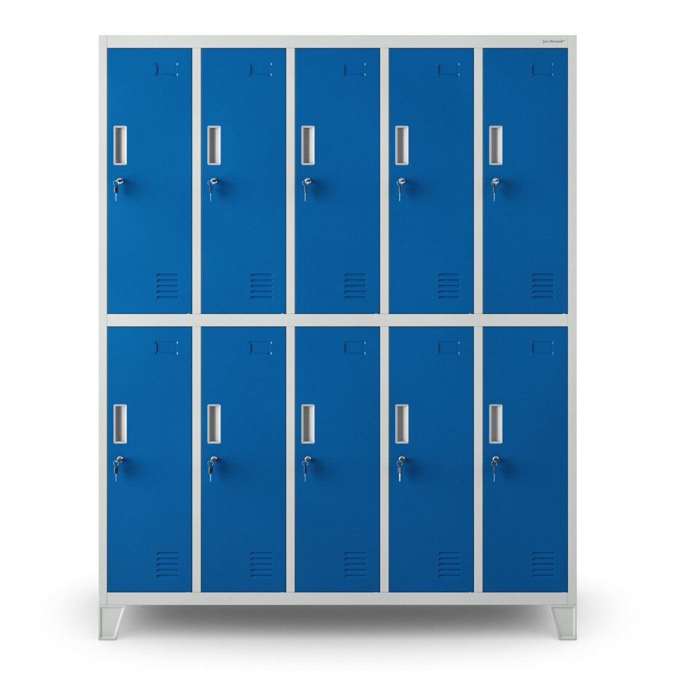 Armadi: Schliessfachschrank 10 Fächer - Grau/Blau – Nuovo e nell'imballaggio originale da Wallenwil venduto da toesstal-vertrieb 4