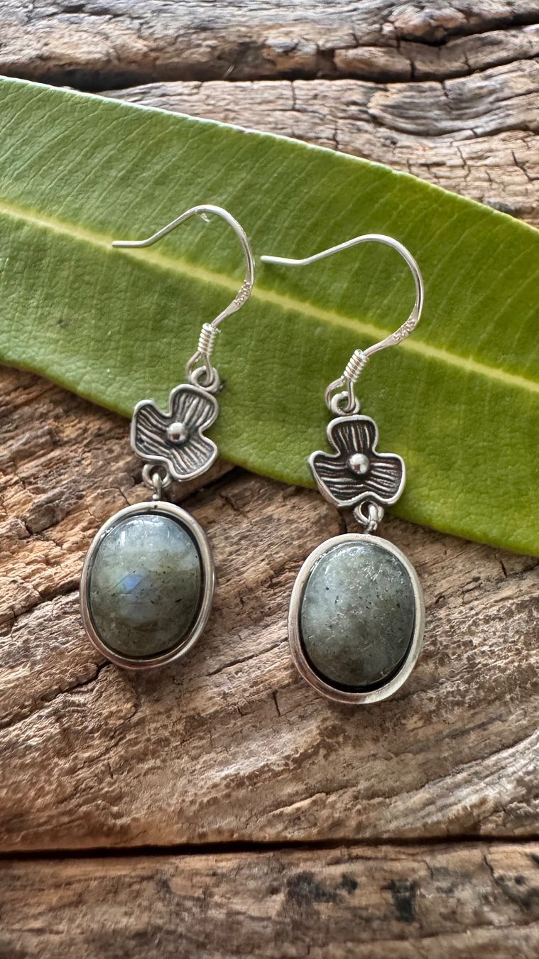 Orecchini pendenti & Orecchini a lobo: Wunderschön: Silber 925 Ohrhänger Labradorit – Nuovo e nell'imballaggio originale da Rombach venduto da Ivreajewels