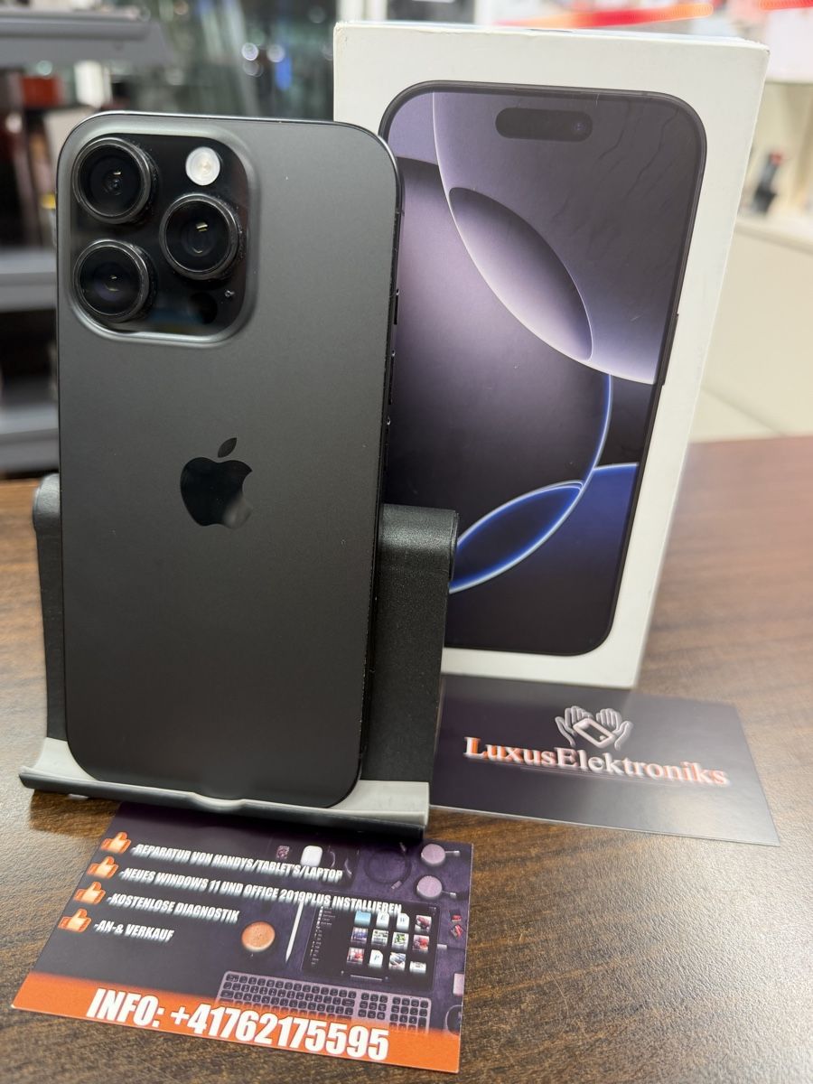Apple Telefoni cellulari / Smartphones: Apple iPhone 16 Pro 256GB Space Black  – Usato da Uster venduto da jca_pr9r 2