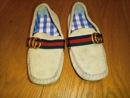Gucci Mokassins beige 29 Kinder Wildleder