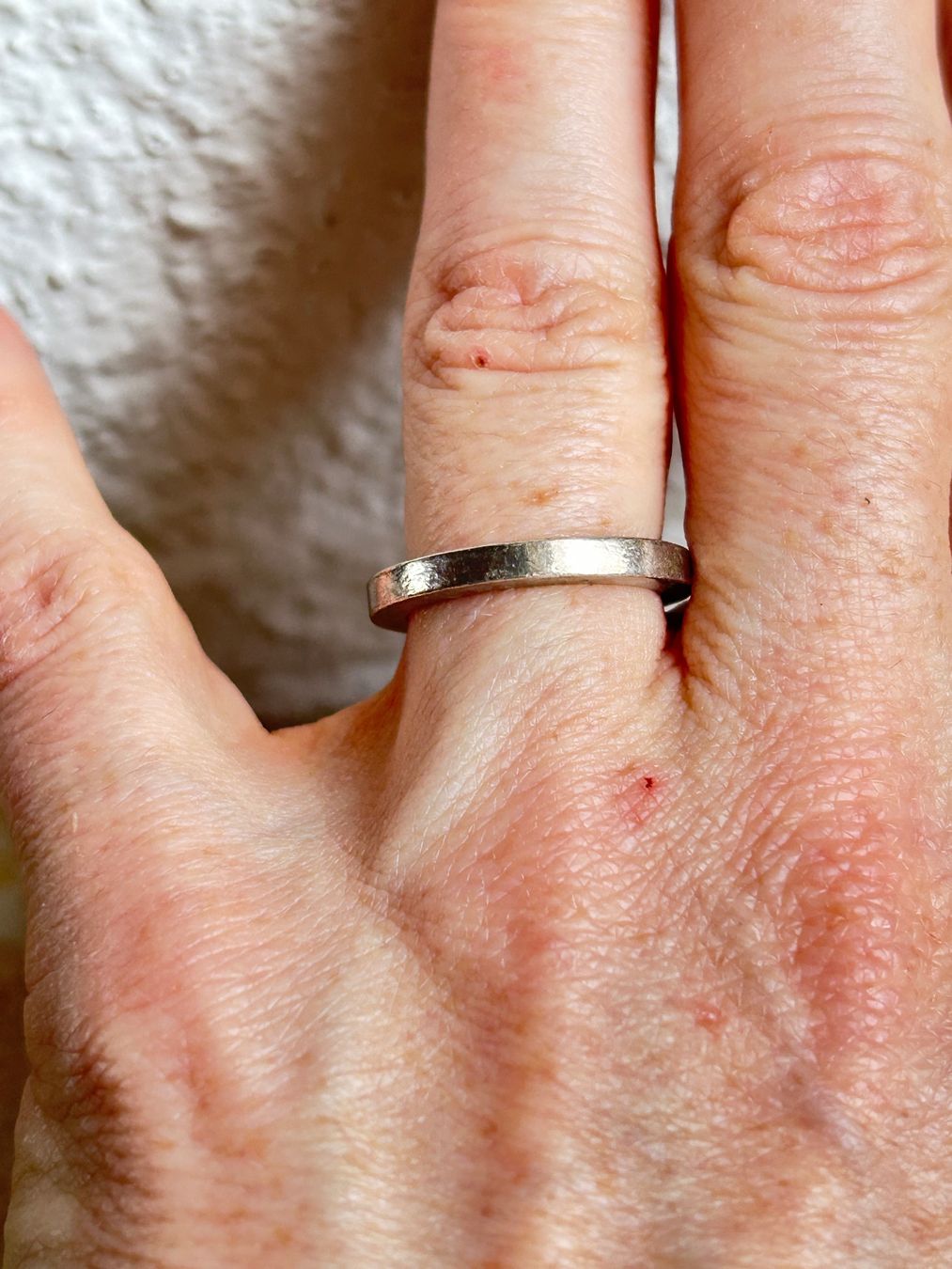 Bagues: Silberring kantig timeless (54) – D'occasion à Dittingen par Bijoubelle 2