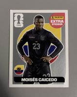 Panini Extra Sticker WM 2026 Moisés Caicedo Silber