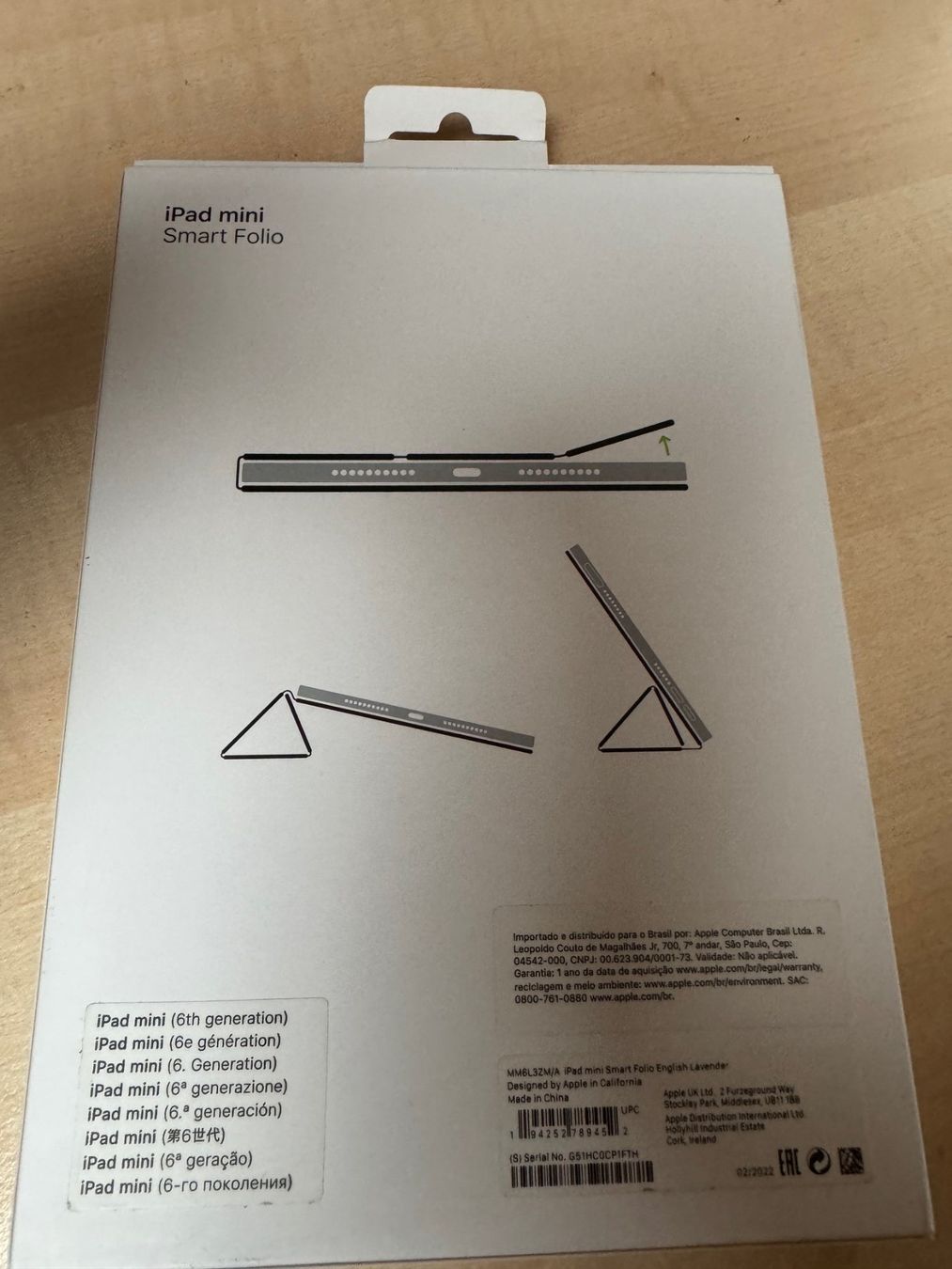 Apple Covers & Borse: Apple iPad mini Smart Folio Farbe English Lavender – Nuovo e nell'imballaggio originale da Opfikon venduto da Camparisoda 2