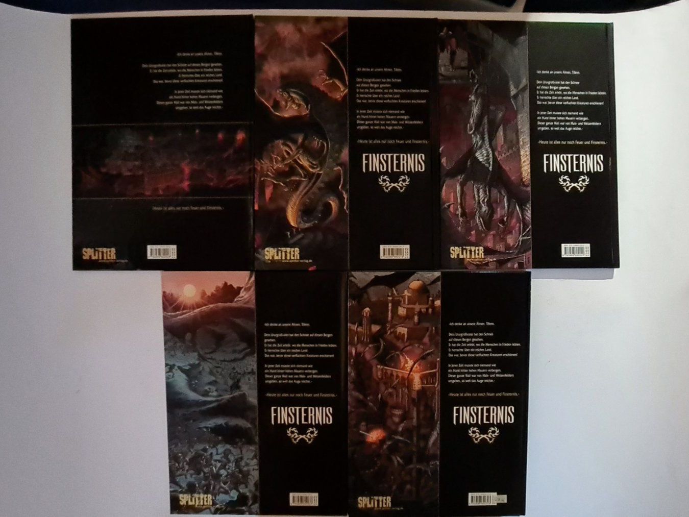 BD: Finsternis Comic Serie 5 Bände, Splitter Verlag – Neuf (Voir description) à Aesch BL par pri_fp8t 1