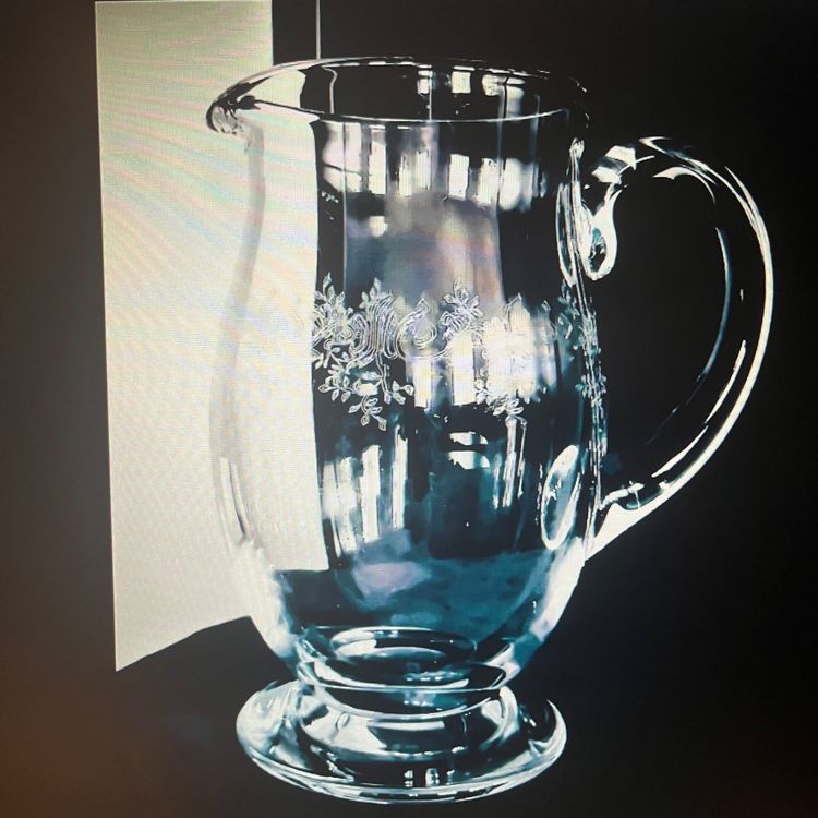 GRAND PICHET MODÈLE torse en cristal de Baccarat EUR 425,00 - FR