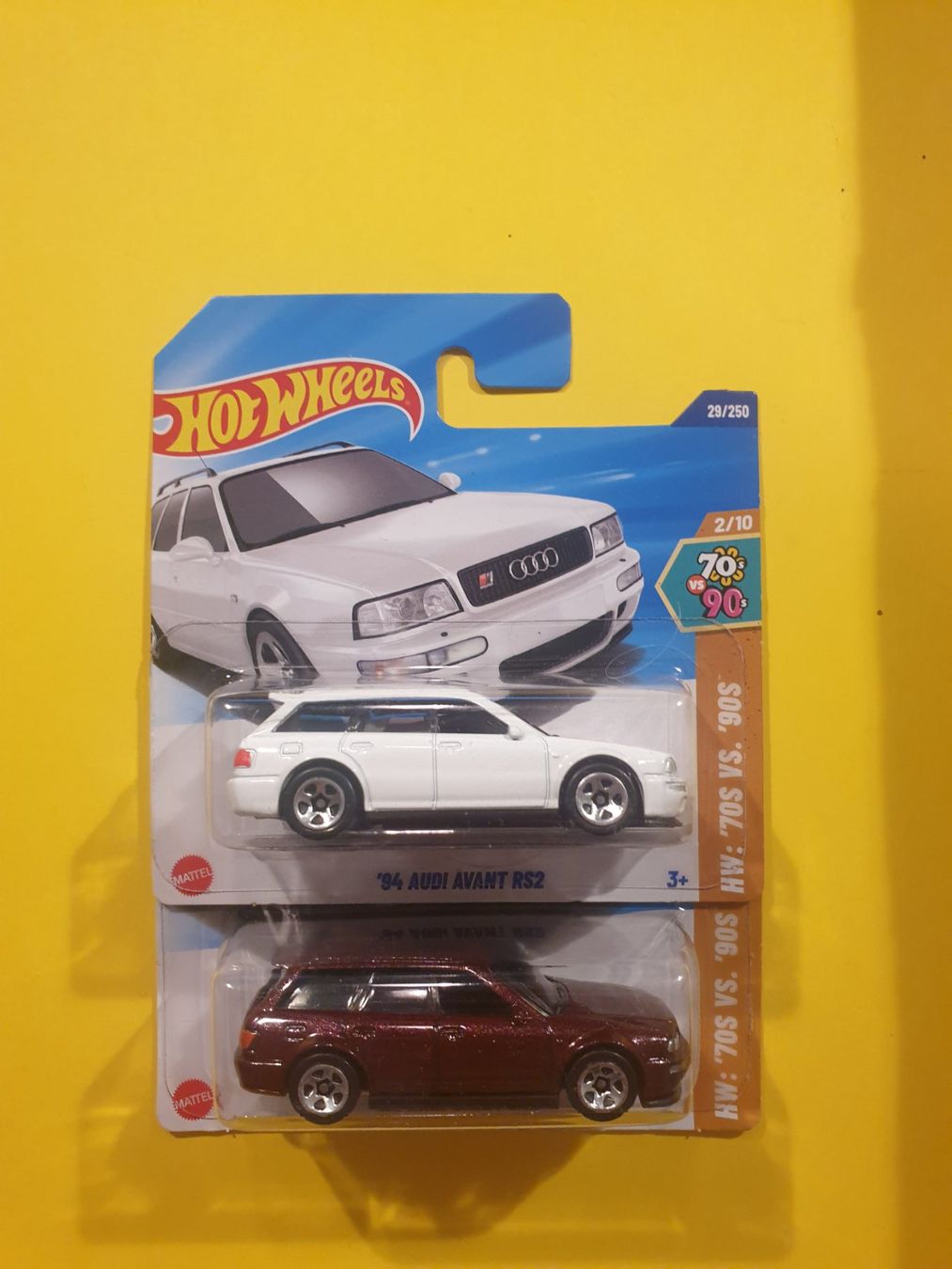 Hot Wheels Modellini d'auto: 2 x Hot Wheels '94 AUDI AVANT RS2 – Nuovo e nell'imballaggio originale da Oftringen venduto da Rotor