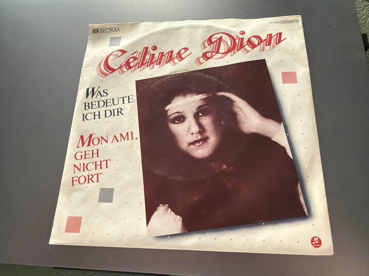 Schallplatten: Celine Dion deutsche Single Was bedeute ich dir  – Gebraucht aus Solothurn von Rginger12