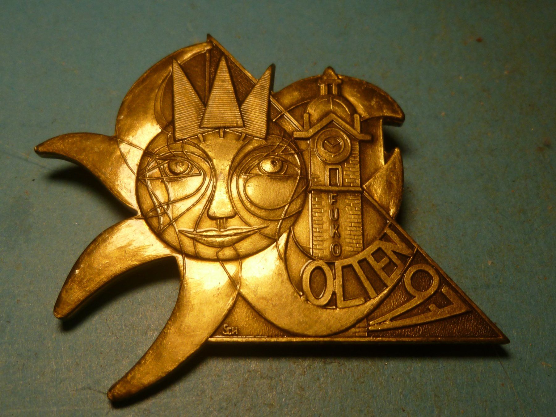 Placchette & Badge: OLTEN 1997 MESSING – Usato da Ried (Muotathal) venduto da Mandarin02