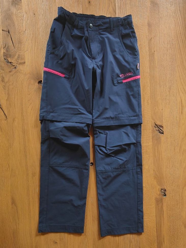 Trollkids Pantaloni: Wanderhose Zip-Off von Trollkids Gr. 152 – Usato da Lostorf venduto da prikyb
