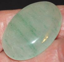 Cabochon L-9854 – Grüner Aventurin 31x21mm 38.60 Karat