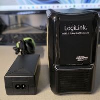 LogiLink USB 3.0 2-Bay RAID Gehäuse mit 2× 4 TB Harddisk