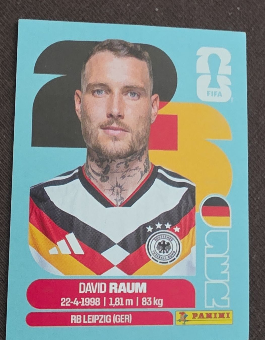 Panini Sammelbilder & Trading cards: Sticker David Raum Panini GER4 – Neu und originalverpackt aus Buchs AG von wickyjen88