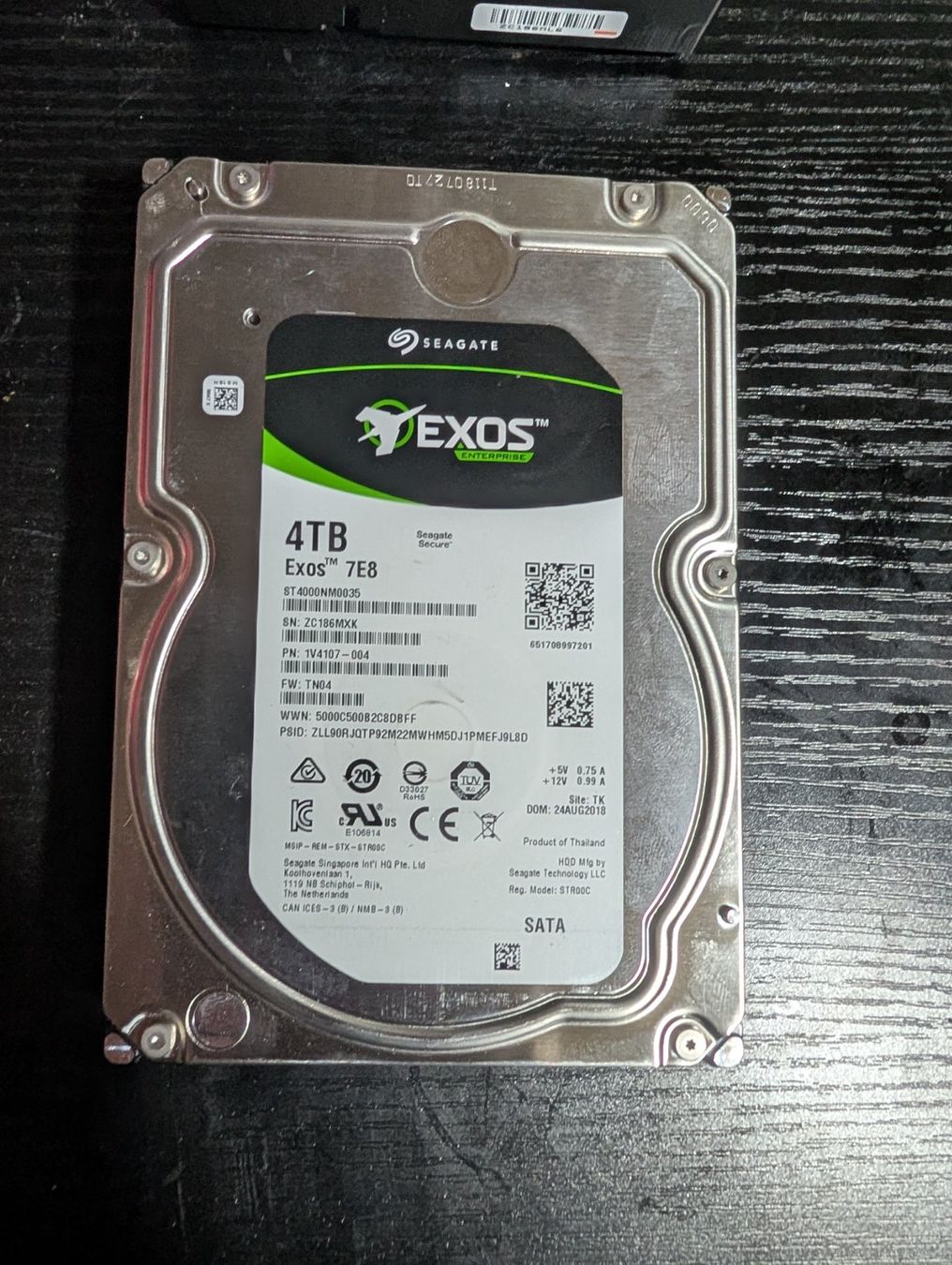 Seagate Dischi rigidi: Seagate SATA 4TB EXOS Enterprise – Usato da Gisikon venduto da Hardware.passion