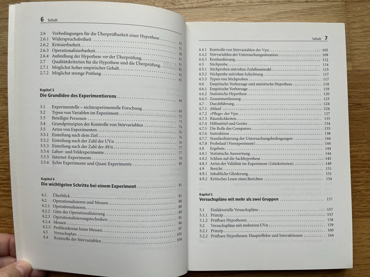 Libri: Das psychologische Experiment: eine Einführung – Usato da Zürich venduto da yeti044 3