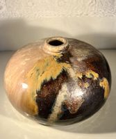 Vase en grès tourne et émaillé main art céramique