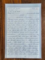 Rare Lettre d'amour manuscrite Jacques Mesrine, 1974, Paris
