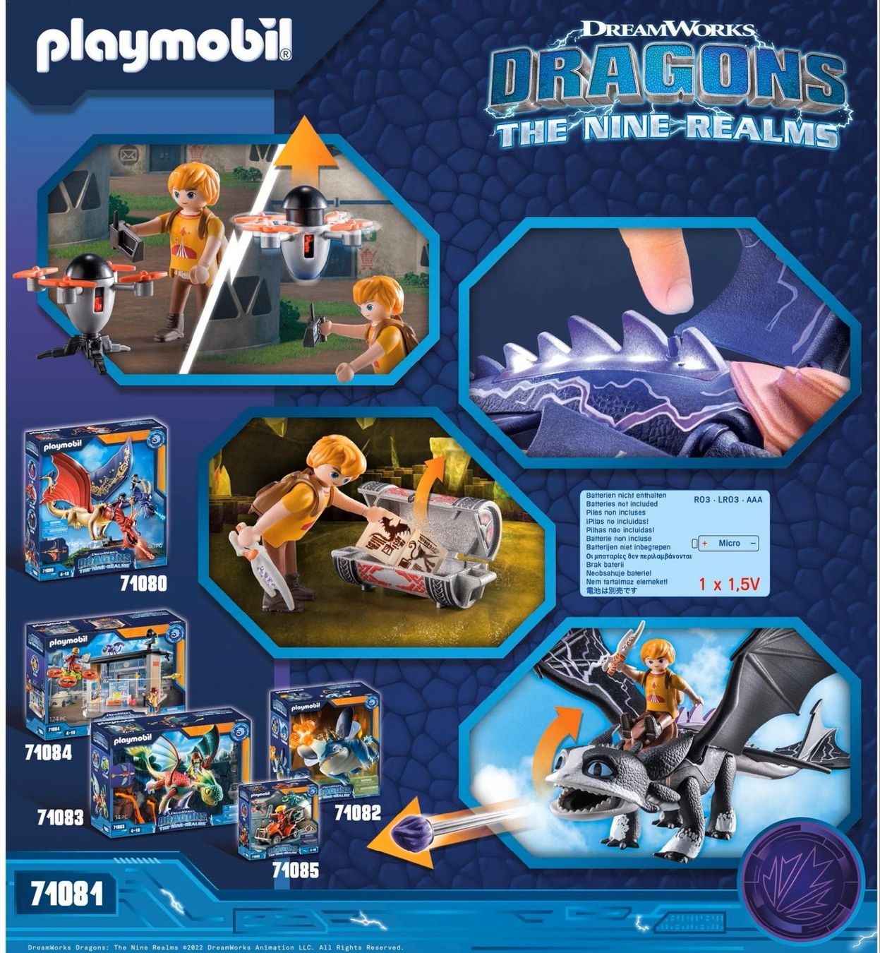Playmobil Giocattoli: Playmobil 71081 Dragons: The Nine Realms - Thunder & Tom – Nuovo e nell'imballaggio originale da Hallau venduto da lagerverkauf_ch 3