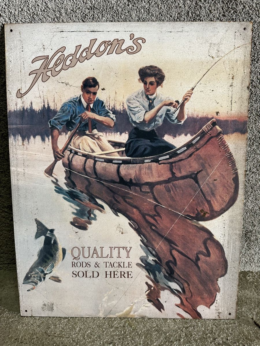 Schilder: Heddons schiff fisch Werbung Reklame  – Gebraucht aus Reinach AG von rares75